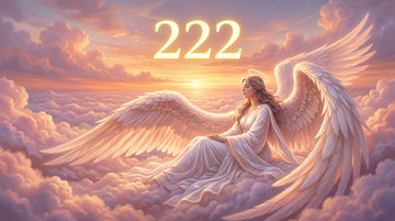 222 angel number meaning - Ethereal Zeniora angel number aesthetic in divine light