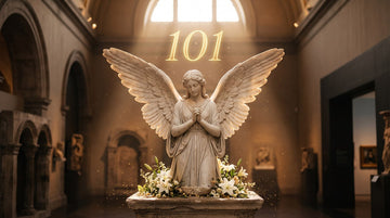 101 angel number meaning - Ethereal Zeniora angel number aesthetic in divine light