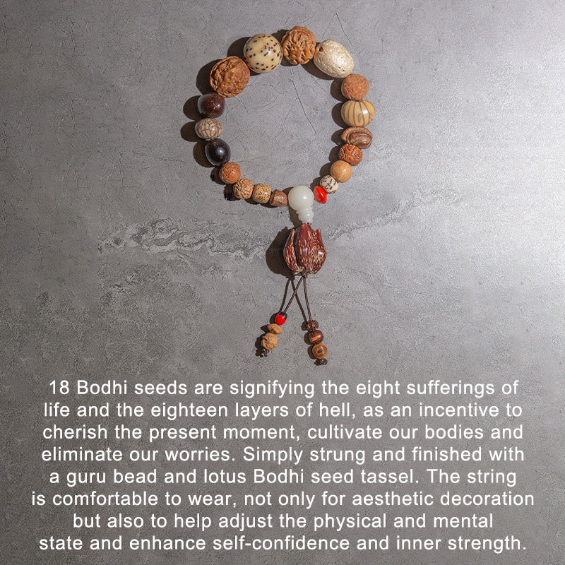 108 Mala Beads Bodhi Seed Luck Wealth Bracelet Wrist Mala (Extra 30% Off | USE CODE: FS30)