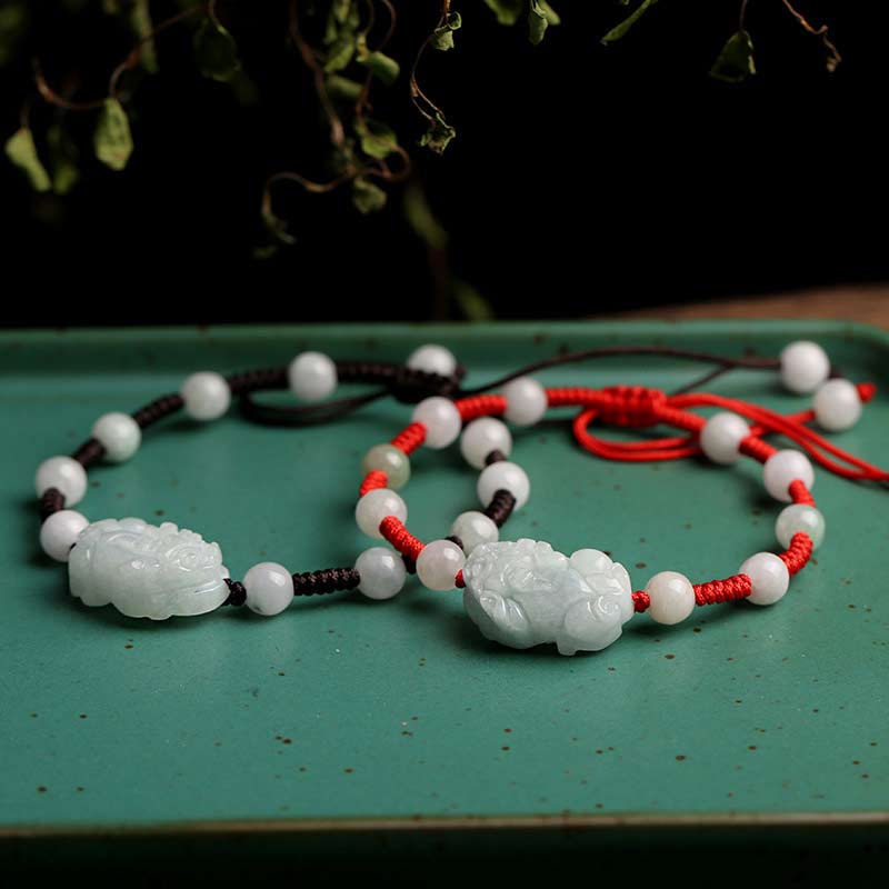 Natural Jade PiXiu Luck Bracelet