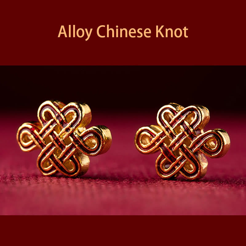 Double Koi Fish Peace Buckle Wealth Luck Key Chain