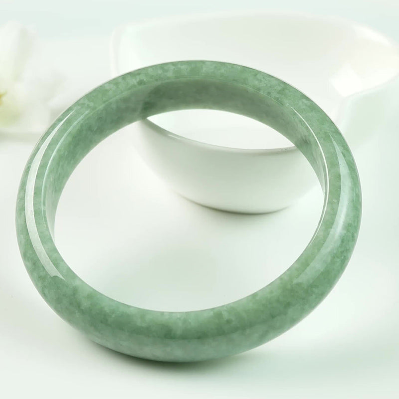 Natural Jade Luck Wealth Bangle Bracelet