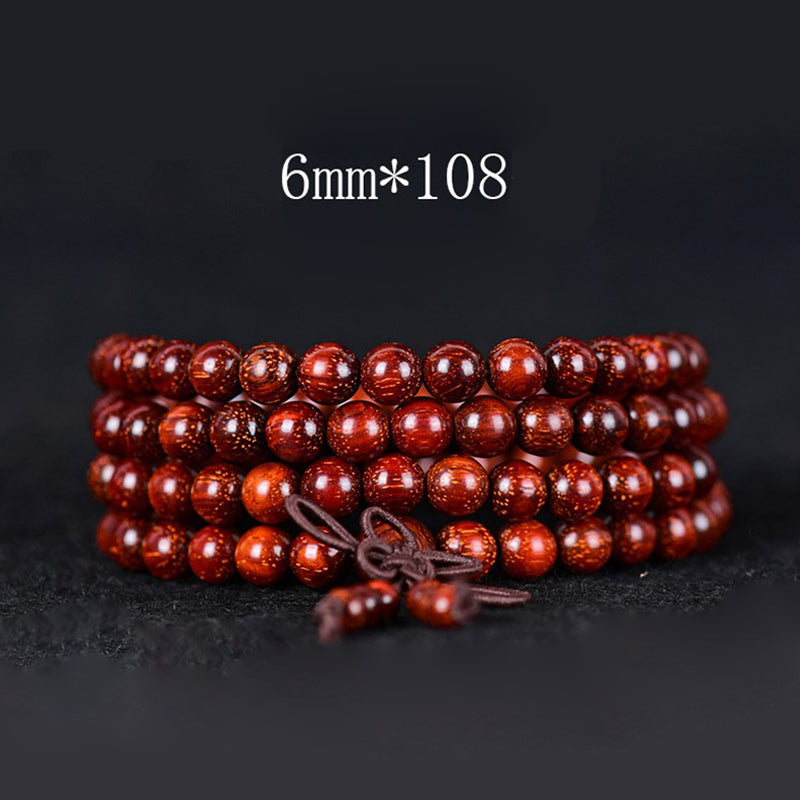 Tibetan Small Leaf Red Sandalwood Balance Bracelet (Extra 30% Off | USE CODE: FS30)