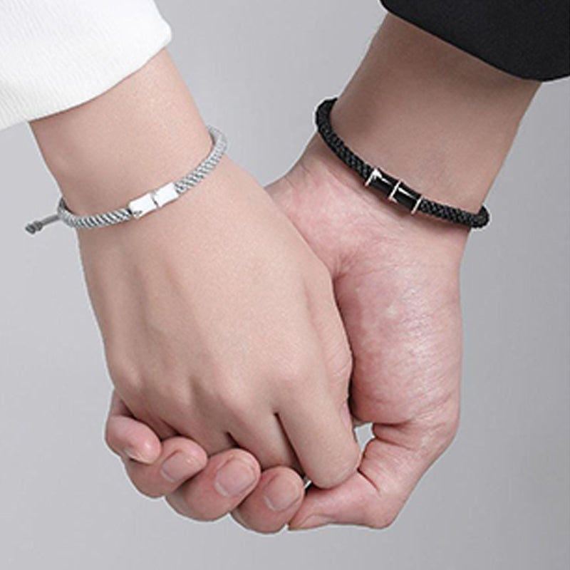 Bamboo Pattern Healing Couple Rope Bracelet