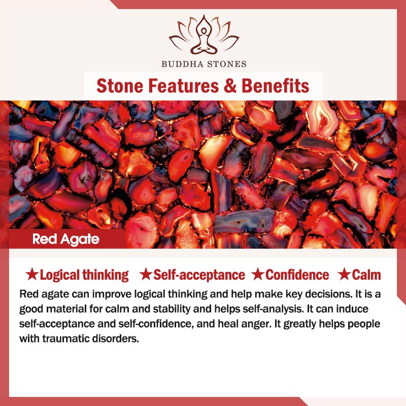 Natural Red Agate & Shoushan Stone Dragon Fu Charm Peace Talisman Bracelet