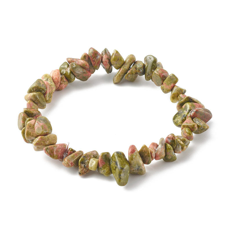 Natural Round Gemstone Beaded Energy Bracelet - Multi-Crystal Selection