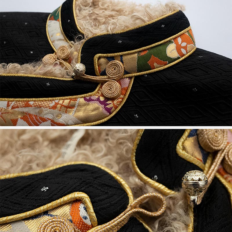 Tibetan Clothing Lhasa Fleece Lined Top Winter Women Clothing