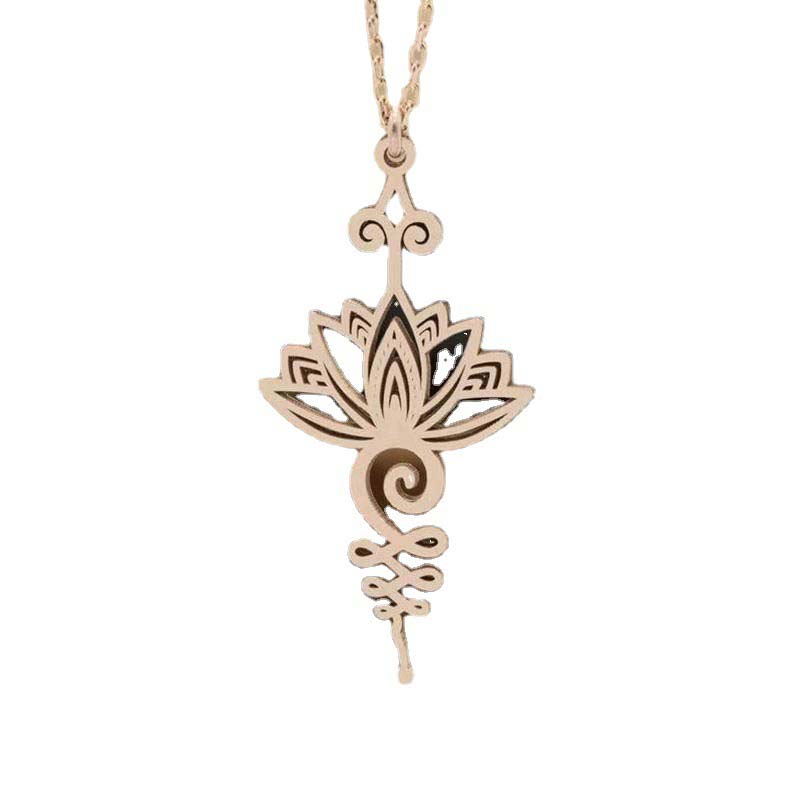 Lotus Luck Wealth Necklace Pendant