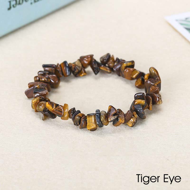 Irregular Cut Crystal Stone Bracelet | Natural Energy Anchor
