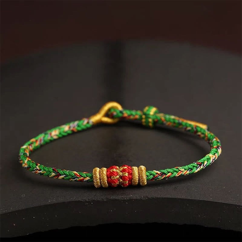 Handmade Colorful Rope King Kong Knot Braided Luck Bracelet