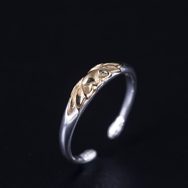 Handmade 925 Sterling Silver Lotus Flower Adjustable Ring
