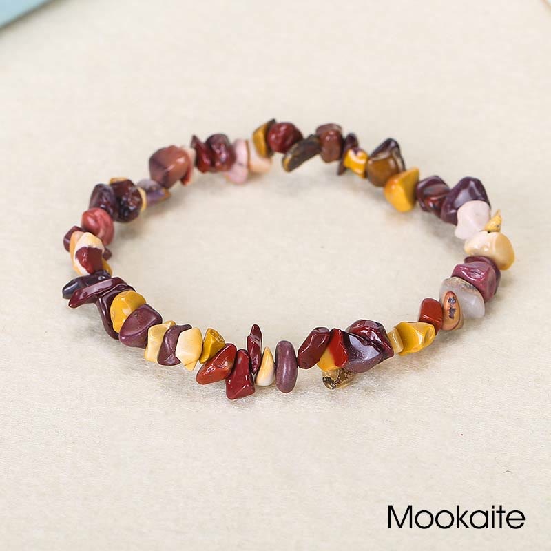 Irregular Cut Crystal Stone Bracelet | Natural Energy Anchor