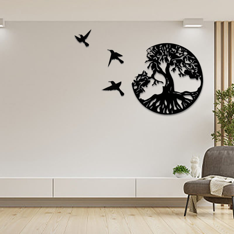 Tree of Life Birds Creation Wall Art