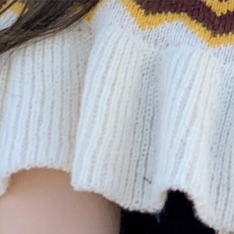 Tibetan Shawl Colorful Striped Wavy Line Tassels Winter Cozy Travel Scarf Wrap