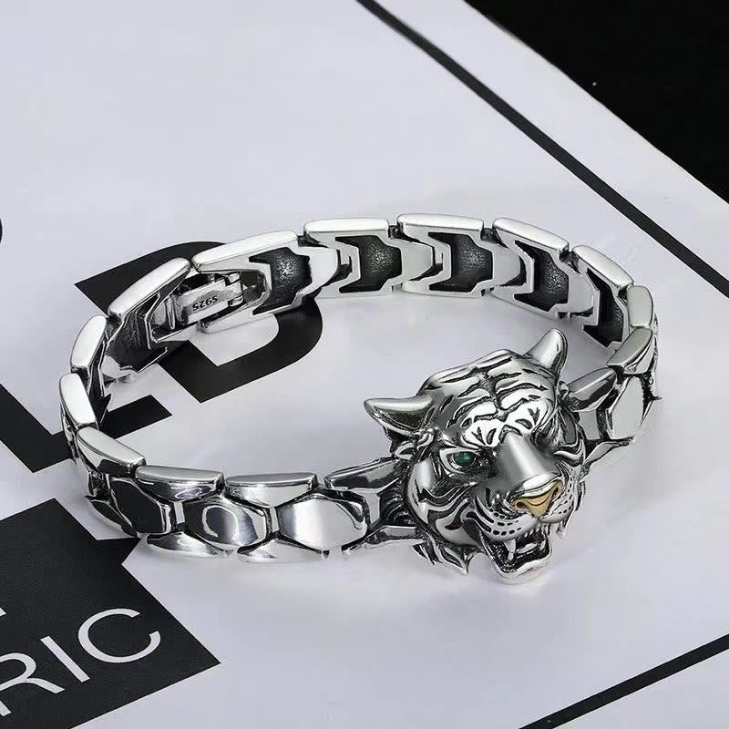 Tiger Head Design Healing Bracelet