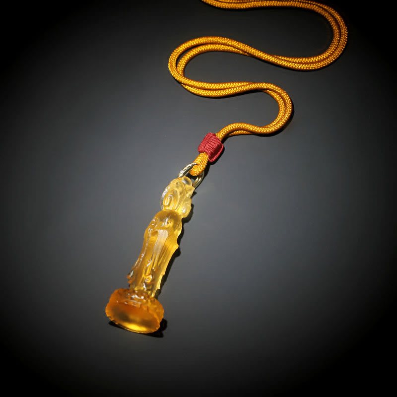 Avalokitesvara Buddha Liuli Harmony Necklace