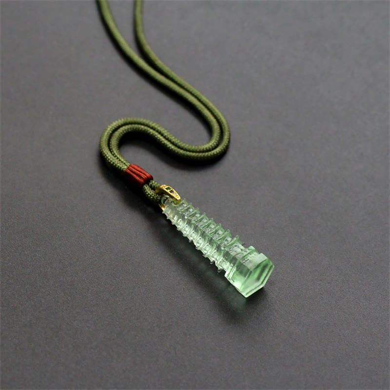 Liuli Ancient Pagoda Wisdom Necklace