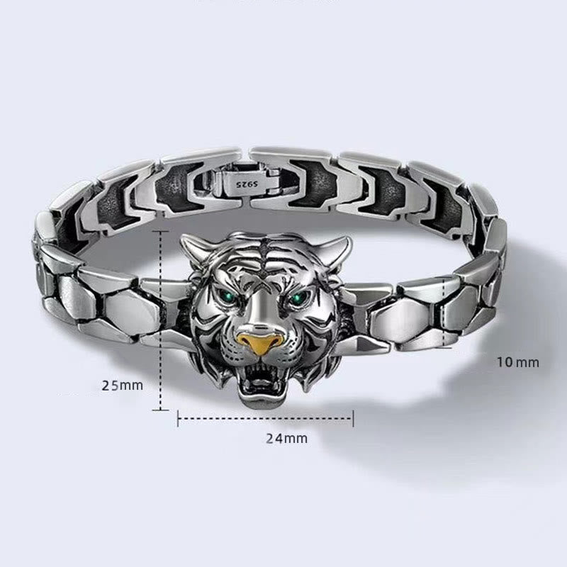 Tiger Head Design Healing Bracelet