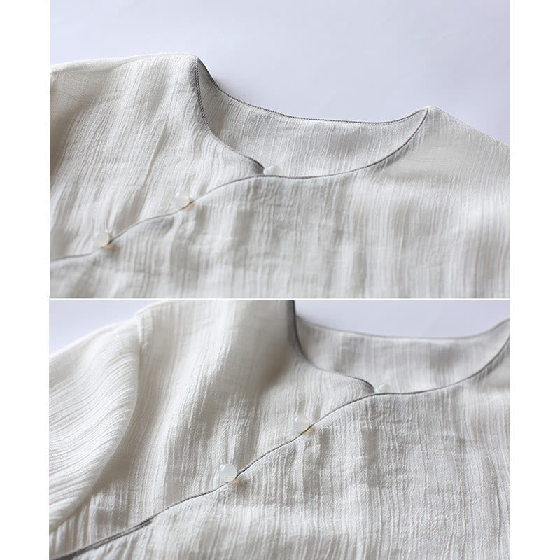 Vintage Yoga Zen Prayer Spiritual Meditation Practice Plain Color Clothing Women's Set