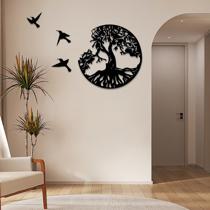 Tree of Life Birds Creation Wall Art