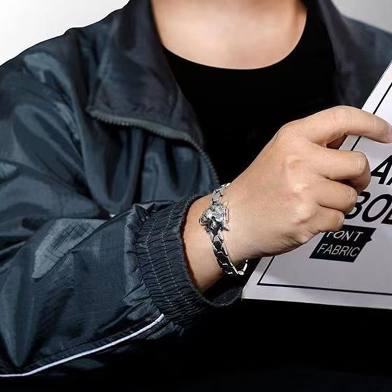 Tiger Head Design Healing Bracelet