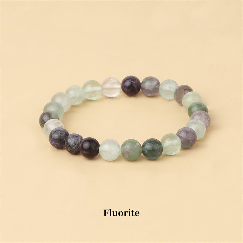 "All the Best for Love and Harmony" Stone Quartz Bracelet Includes Gift Message Card