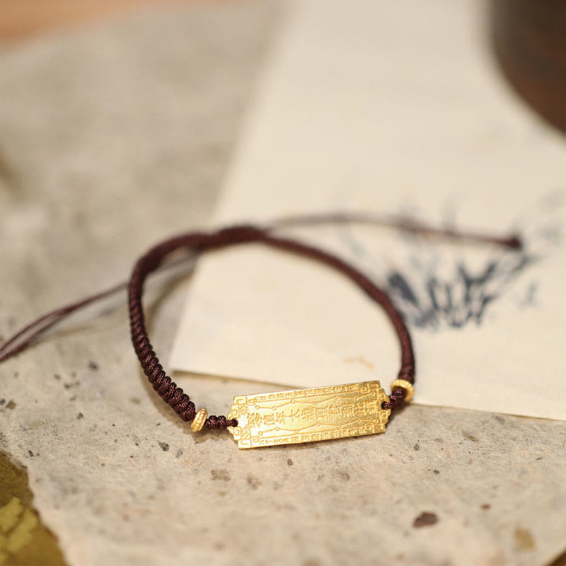Handmade 925 Sterling Silver & Gold Plated Braided Red String Jade Sandalwood Bracelet