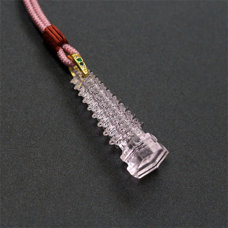 Liuli Ancient Pagoda Wisdom Necklace