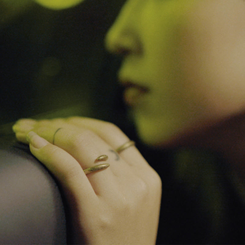 Simple Design Copper Luck Adjustable Ring