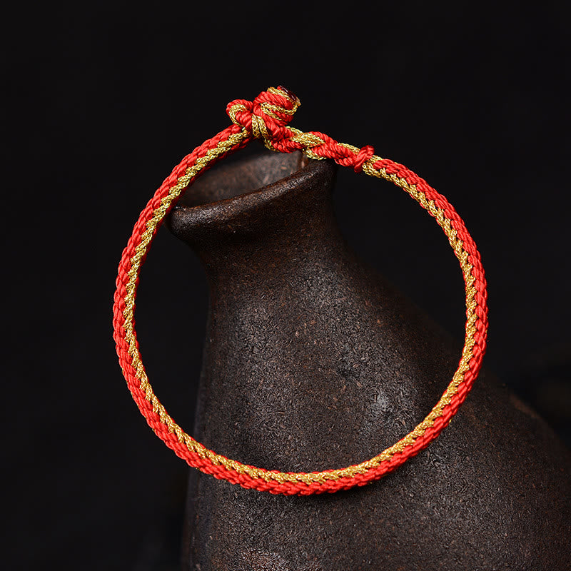 Two-Color Rope Handcrafted Eight Thread Peace Knot Bracelet (Extra 30% Off | USE CODE: FS30)