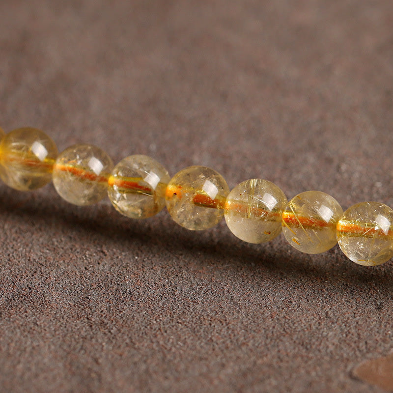 Natural Citrine Handmade Gemstone Energy Bracelet