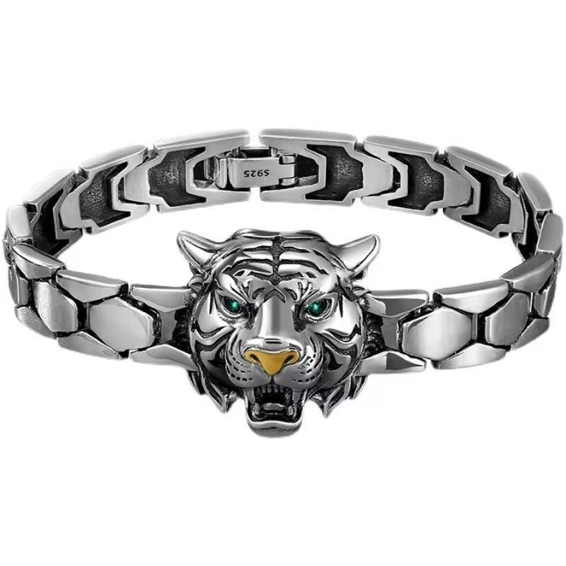 Tiger Head Design Healing Bracelet
