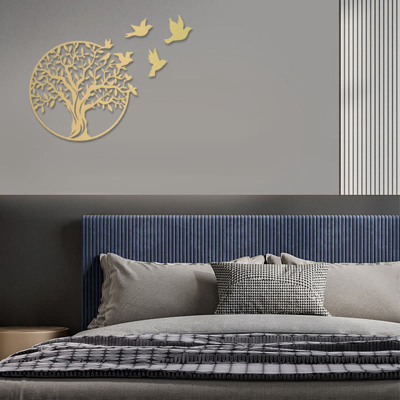 Tree of Life Birds Sign Housewarming Gift Unity Wall Art