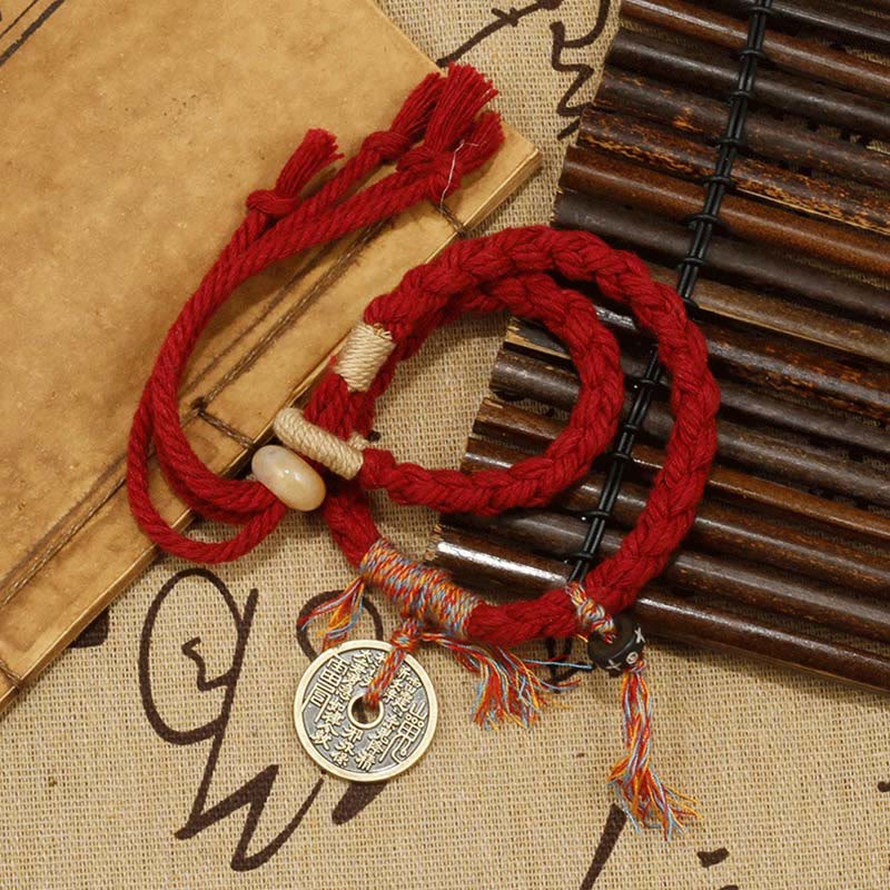 Mountain Ghosts Spend Money Ward Off Evil Spirits Handmade Bracelet