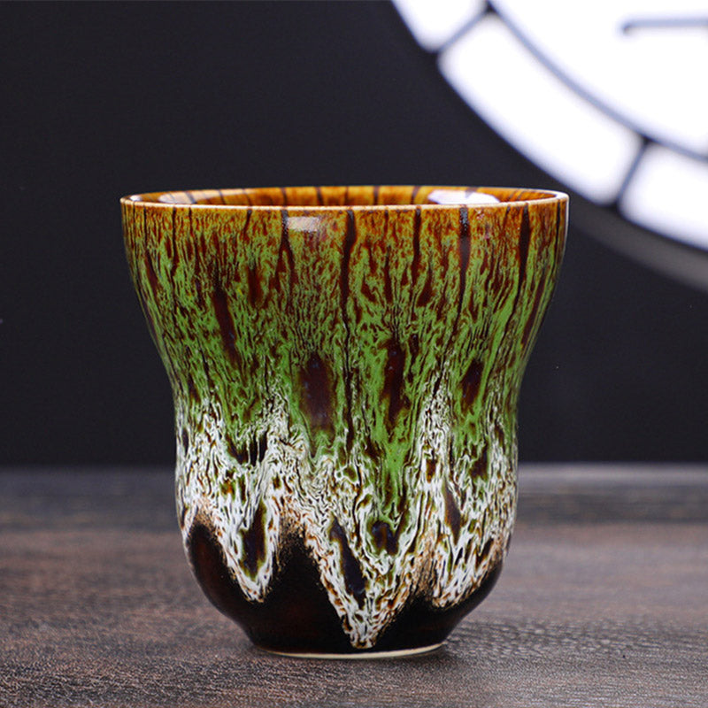 Vintage Kiln Change Design Ceramic Coffee Mug Tea Cup 150ml