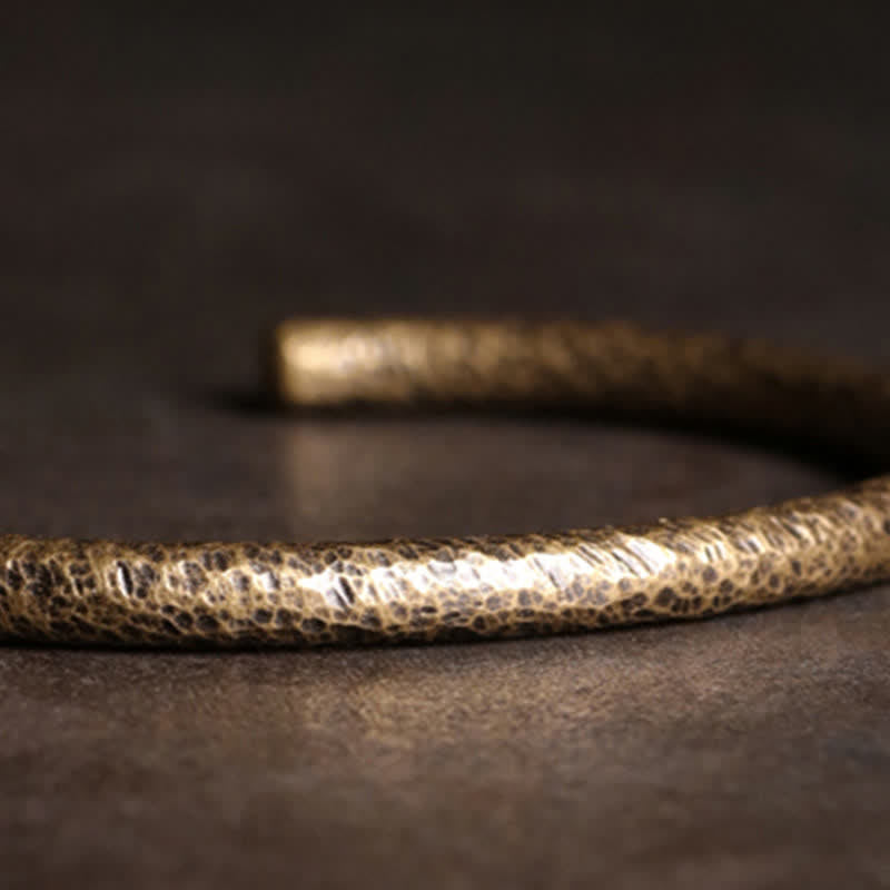 Rustic Design Copper Balance Adjustable Cuff Bracelet
