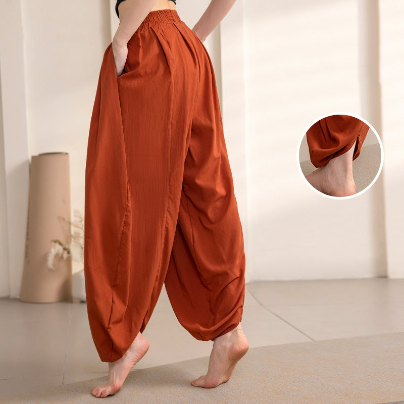 Simple Design Trousers Sports Fitness Yoga Women's Yoga Pants