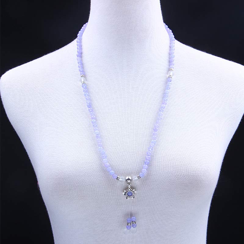 Purple Jasper Bead Strength Bracelet Mala