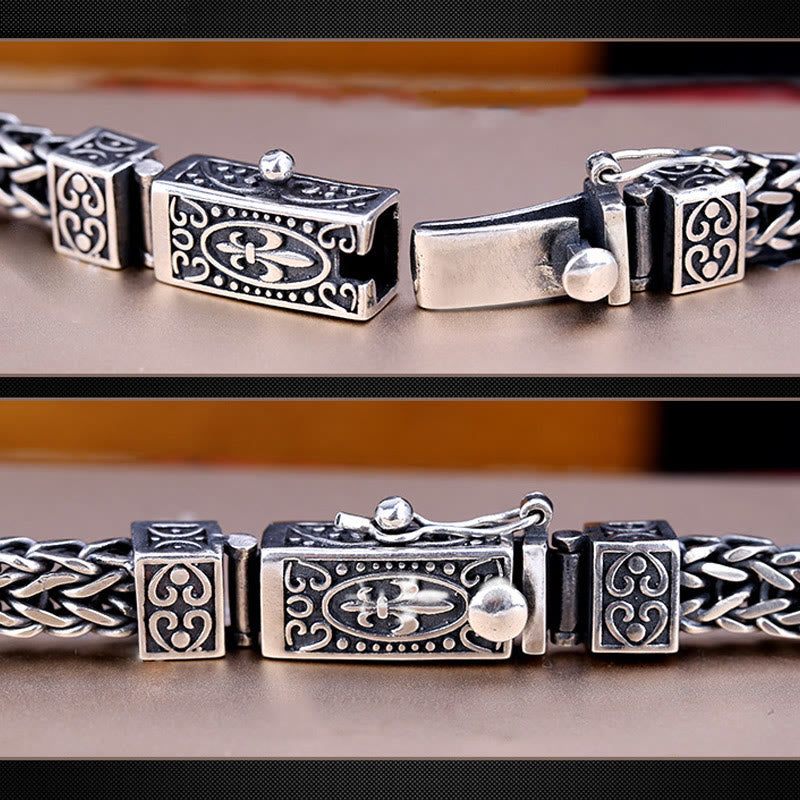Retro Dragon Keel Braided Design Balance Healing Bracelet