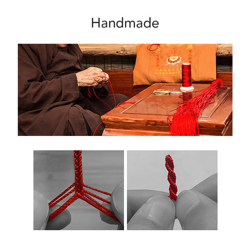 Handmade Five Elements Thread & Red String Braided Bracelet for Adults and Children