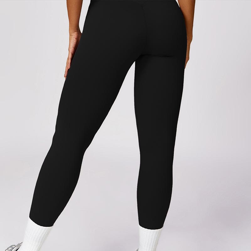 Women Short Sleeve T-Shirt Top High Waist Leggings Pants For Sports Yoga