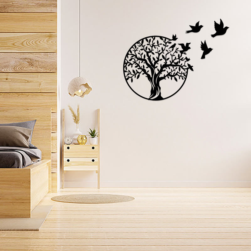 Tree of Life Birds Sign Housewarming Gift Unity Wall Art
