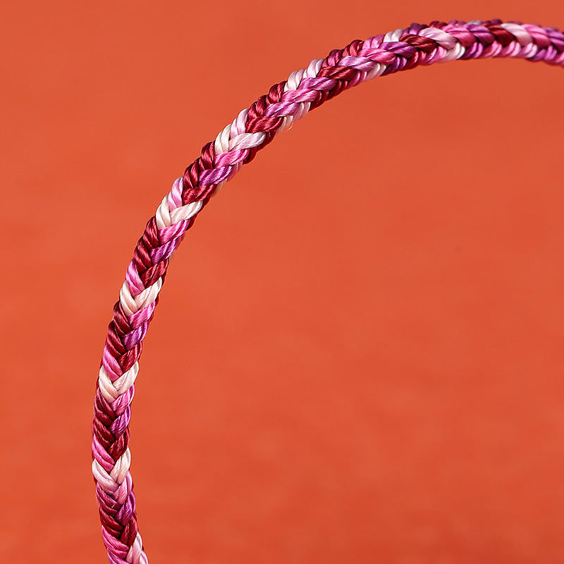 Handmade Dunhuang Colorful Rope Protection Braid String Bracelet