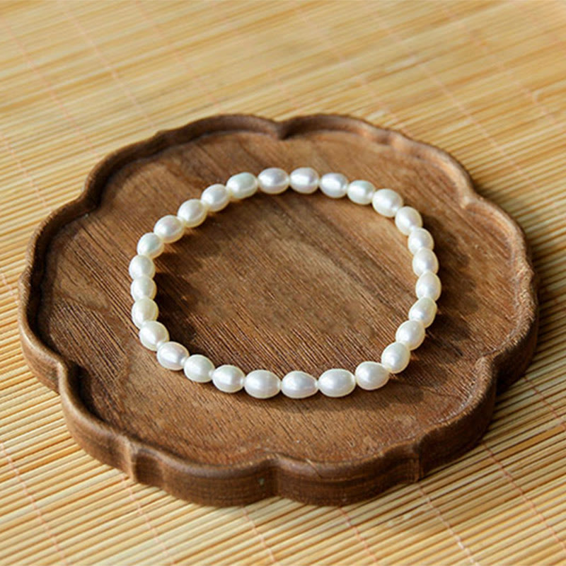 Natural Pearl Healing Beaded Bracelet