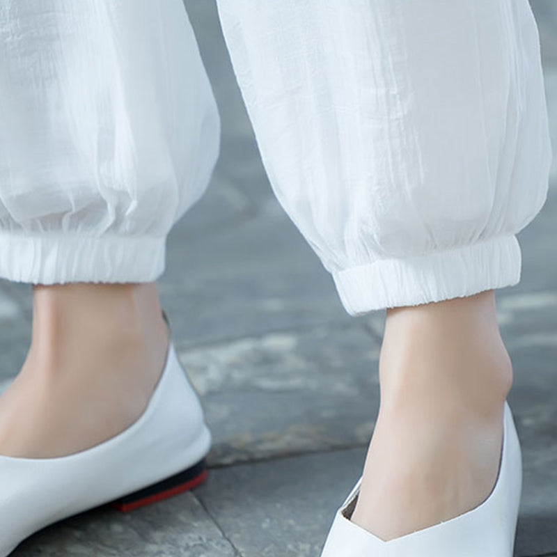 Yoga Cotton Linen Clothing Uniform Meditation Zen Practice Women's Set (Extra 30% Off | USE CODE: FS30)