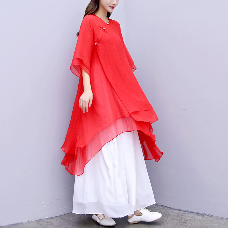 3Pcs Yoga Chiffon Clothing Uniform Meditation Zen Practice Women's Set