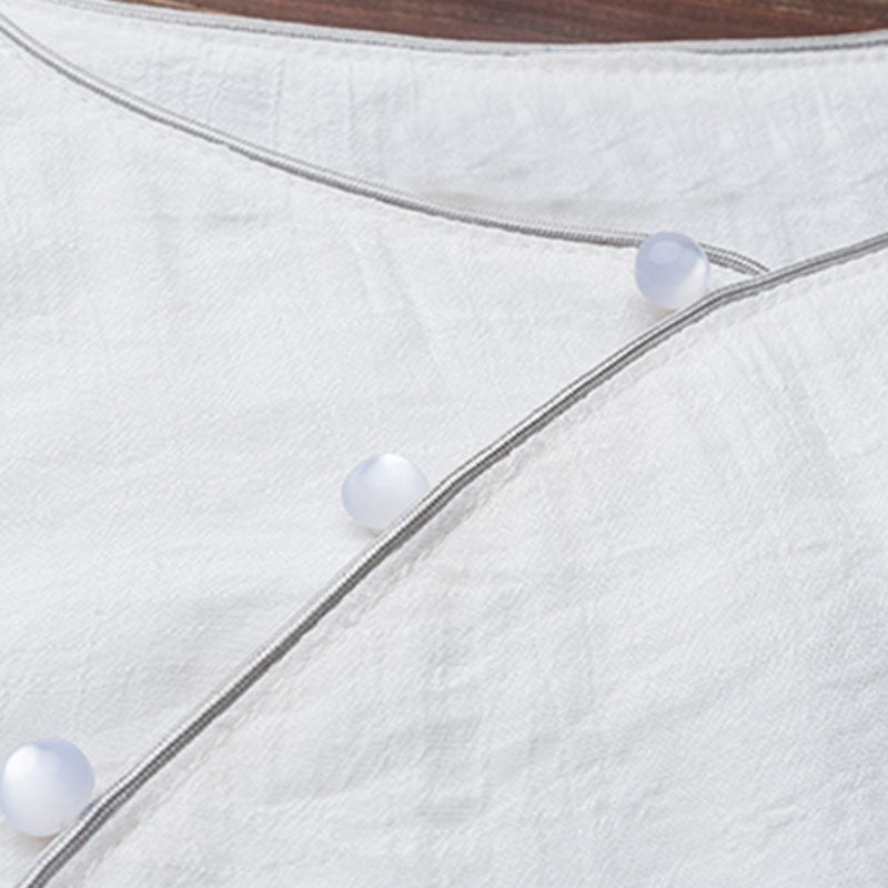 Handcrafted Cotton Linen Minimalist Meditation Top and Pants Set