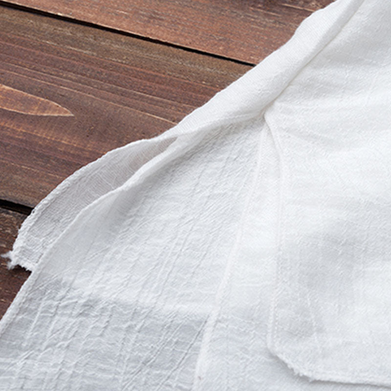 Handcrafted Cotton Linen Minimalist Meditation Top and Pants Set