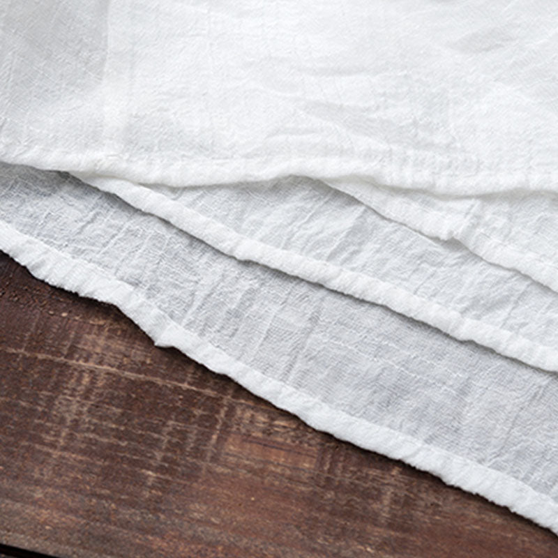 Handcrafted Cotton Linen Minimalist Meditation Top and Pants Set