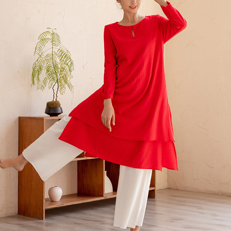 Tactile Cotton-Blend Minimalist Meditation and Tai Chi Set